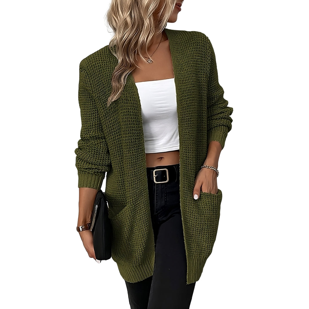 Eleganzia - Elegante Dames Cardigan met Stijlvolle Afwerking