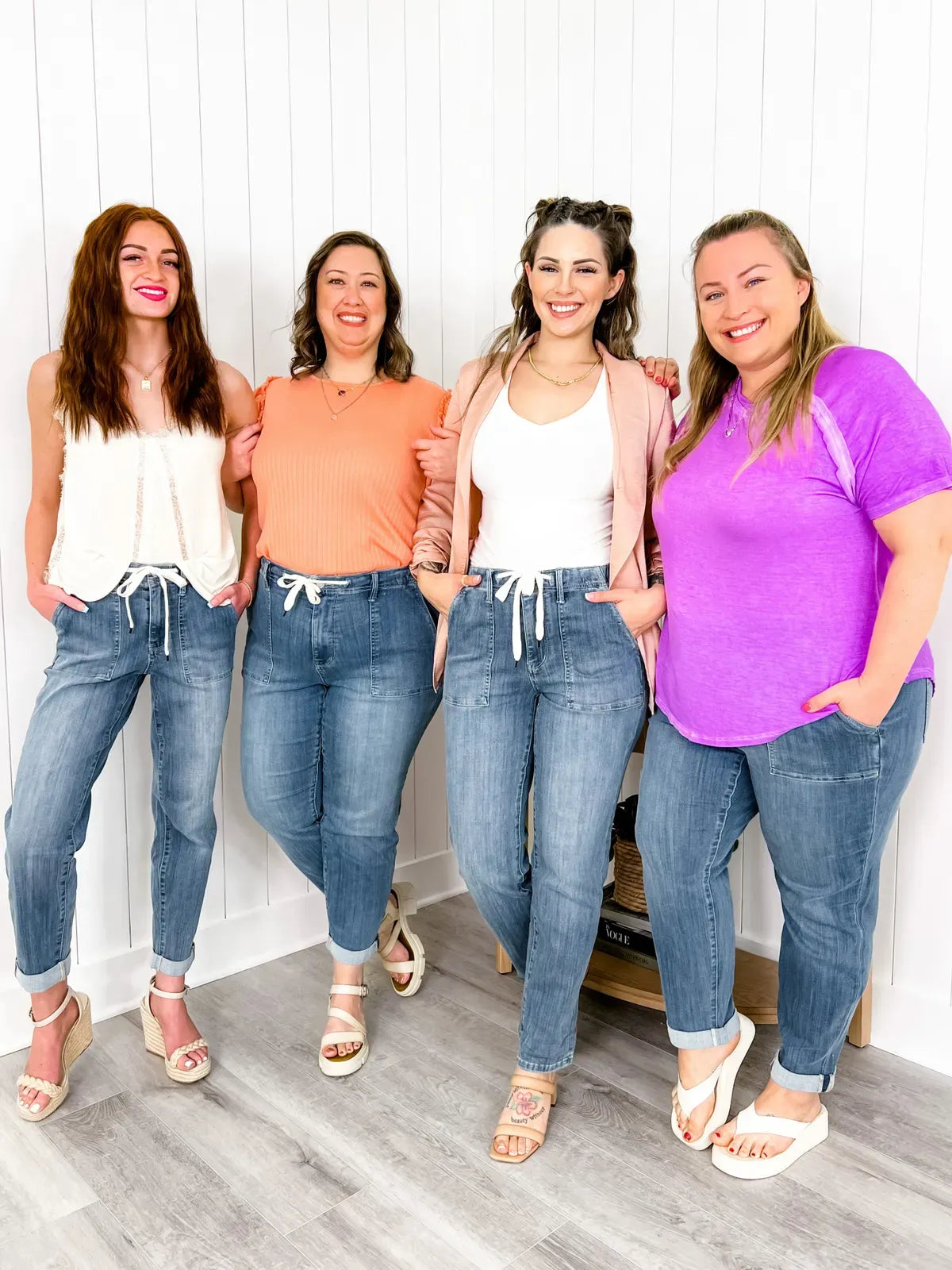 Patricia's MagicFit Stretchy Denim Joggers