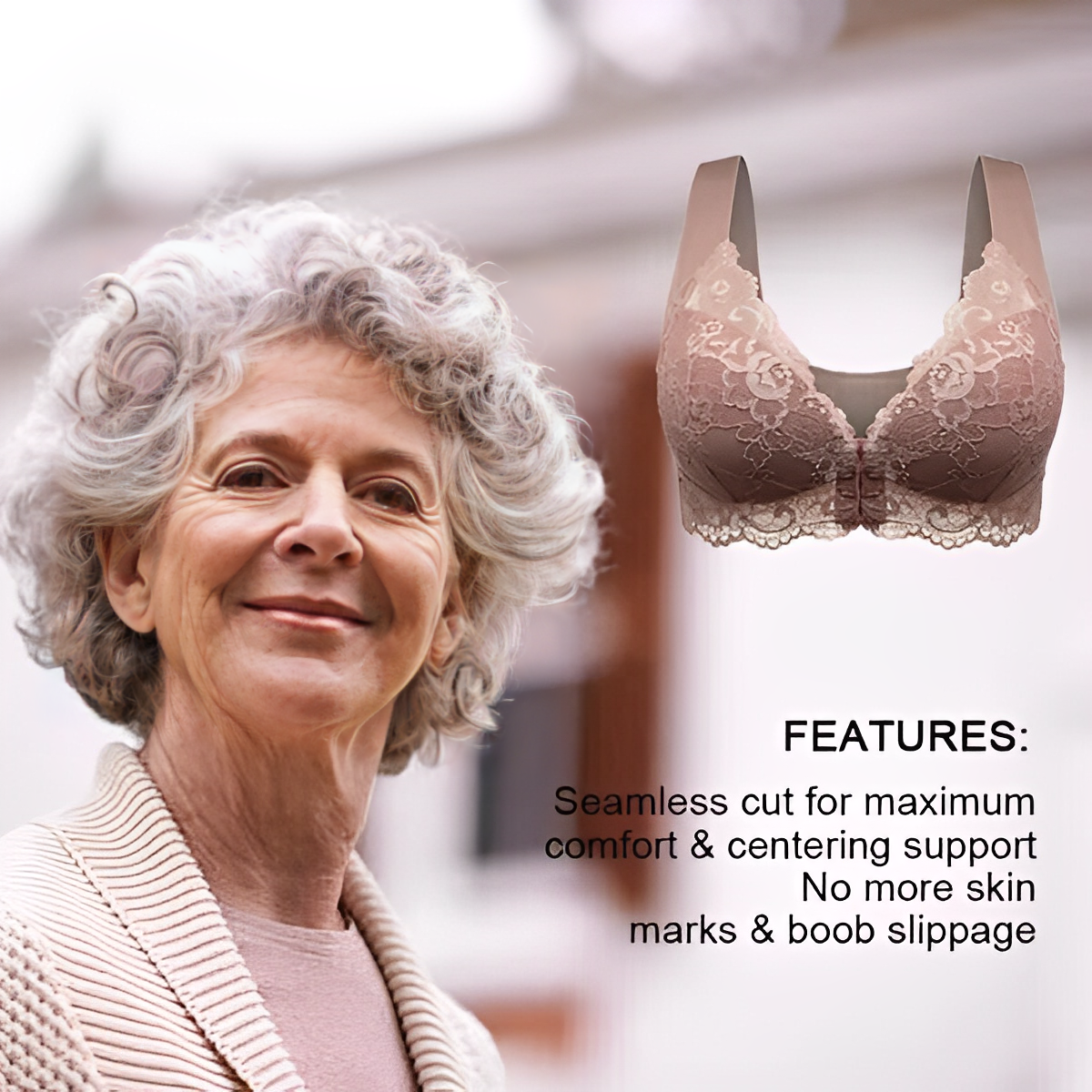 Alessa - Comfortabele BH voor Senioren Vrouwen met Optimale Ondersteuning