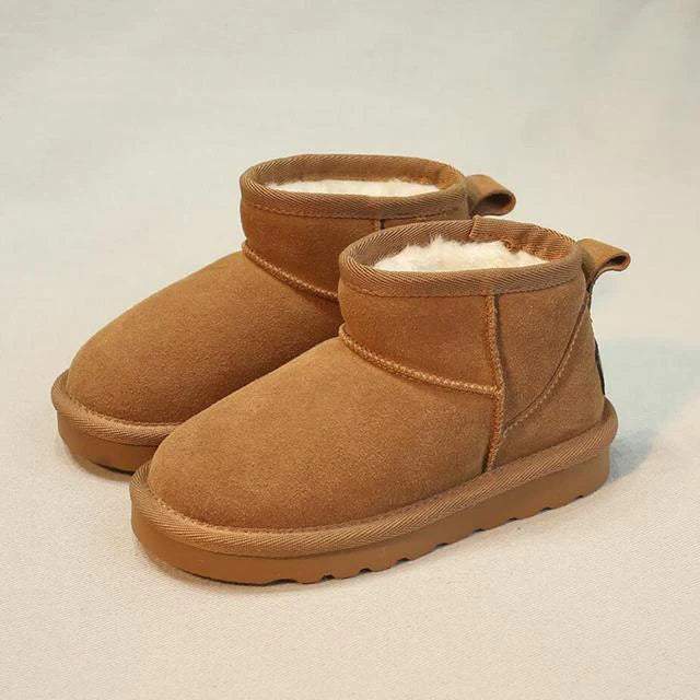 Suede Luxe Enkellaarsjes met Warme Voering - Comfortabele Damesboots voor Winterdagen