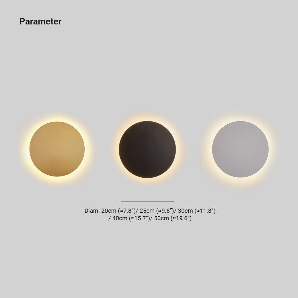 LichtCirkel - Stijlvolle Ronde Metalen Wandlamp voor Slaapkamer en Woonkamer | Modern Design