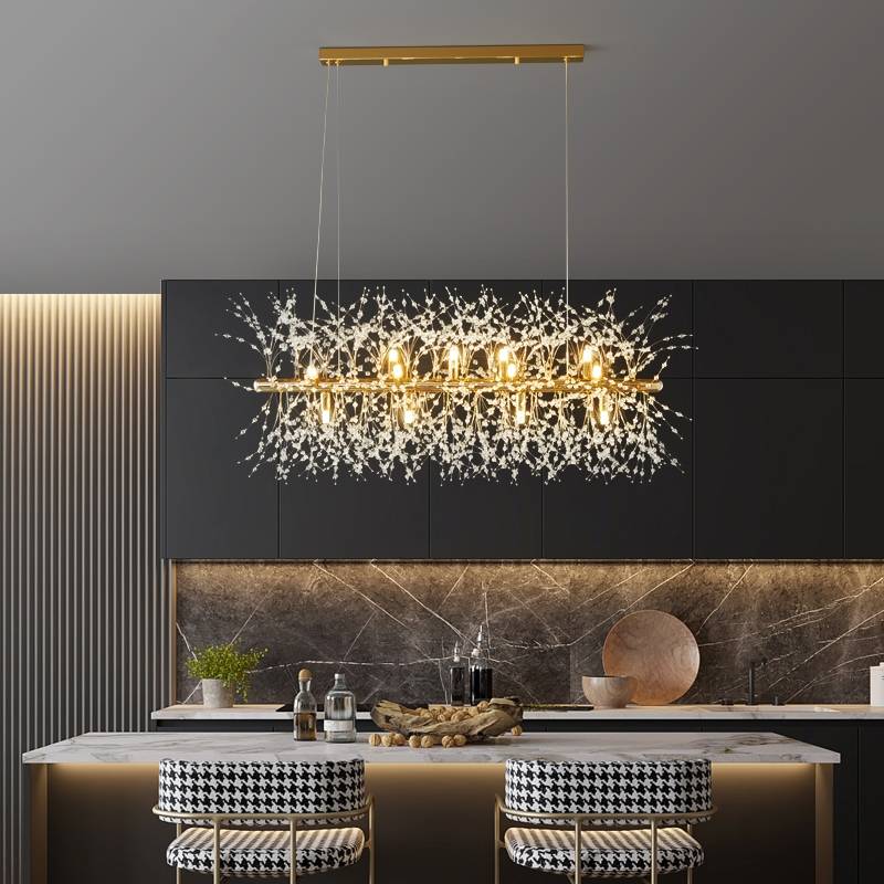 Moderne LED Hanglamp - Wit en Goud Metalen Designlamp voor Woonkamer en Eetkamer