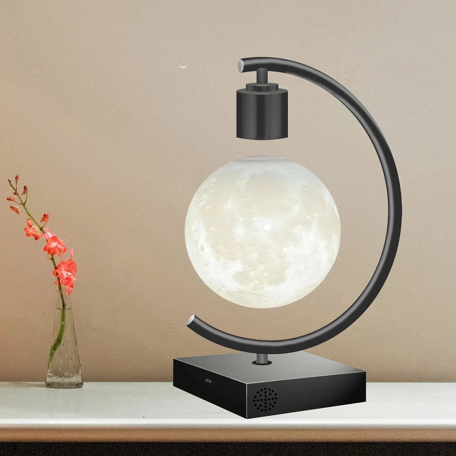 MoonGlide - Drijvende Maanlamp met Magisch Ontwerp