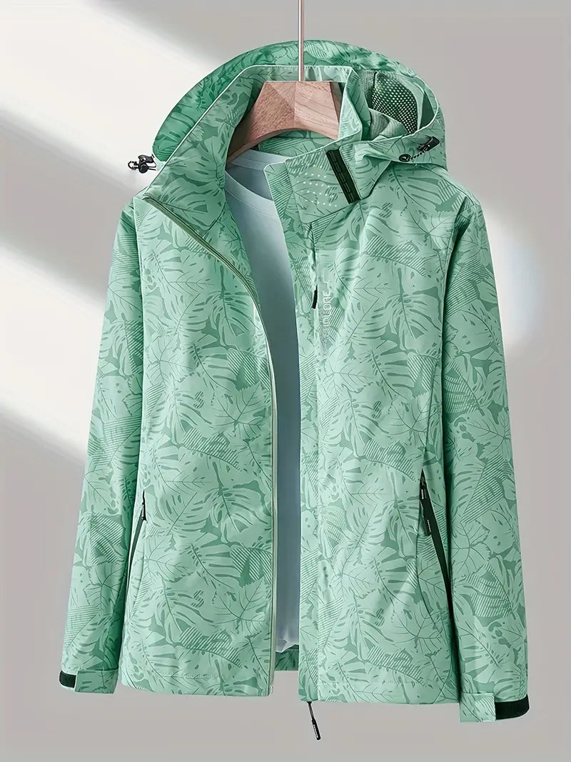 IngridStorm - Dames Outdoor Jas Wind- en Regenbestendig met Afneembare Capuchon | Ideaal voor Avontuurlijke Dagen