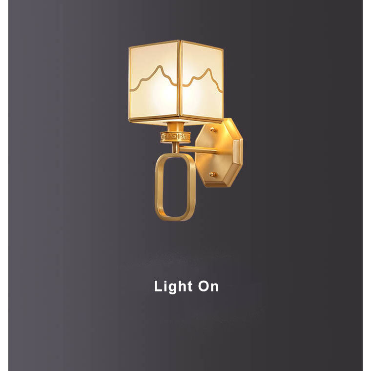 CubeGlow - Kubusvormige wandlamp met Chinese invloeden en strak design | Stijlvolle één-licht verlichting