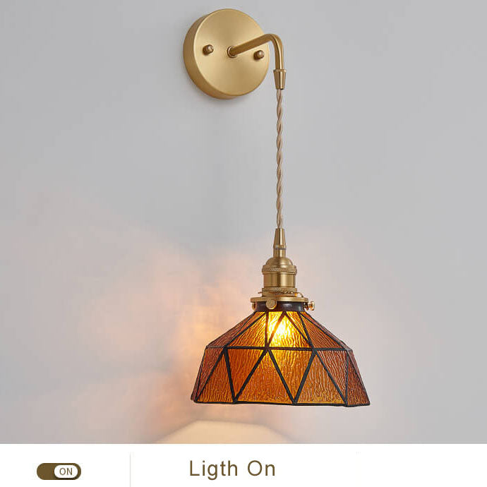 AquaLux - Wandlamp met waterrippleglas en uniek koepelontwerp