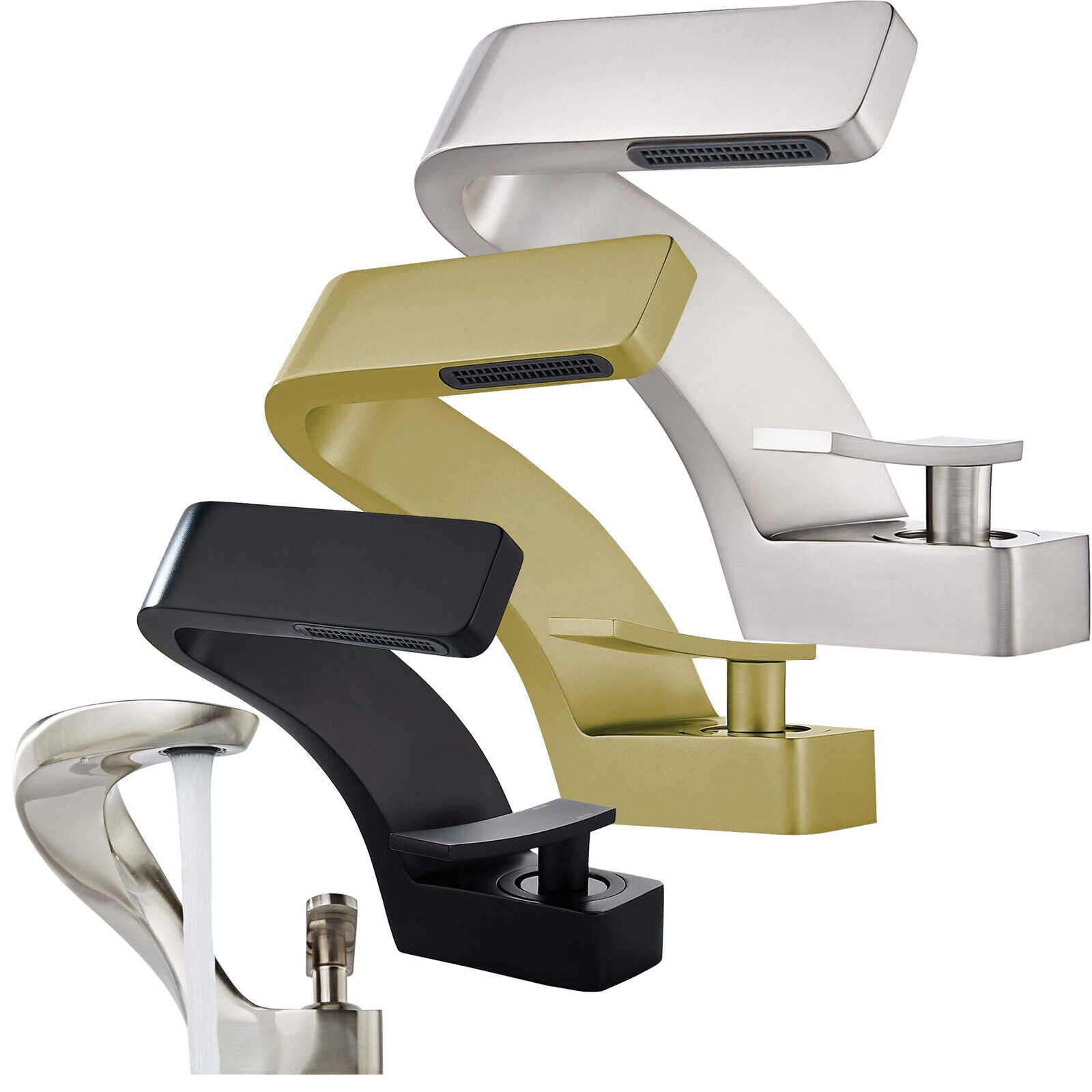 FlexCurve - Stijlvolle Gebogen Kraan | Elegante Kraan voor Badkamer en Keuken