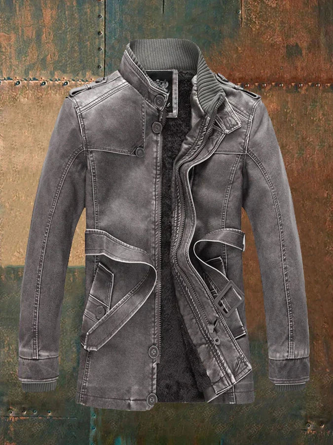 Harm – Premium Vintage Leren Jas voor Heren | Stoere en Stijlvolle Motorjas