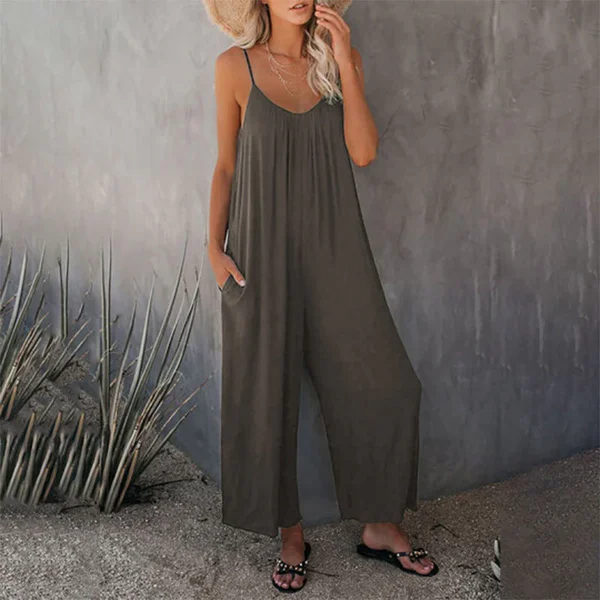 Luchtige Zomer Jumpsuit met Zakken | Comfort en Stijl voor Warme Dagen