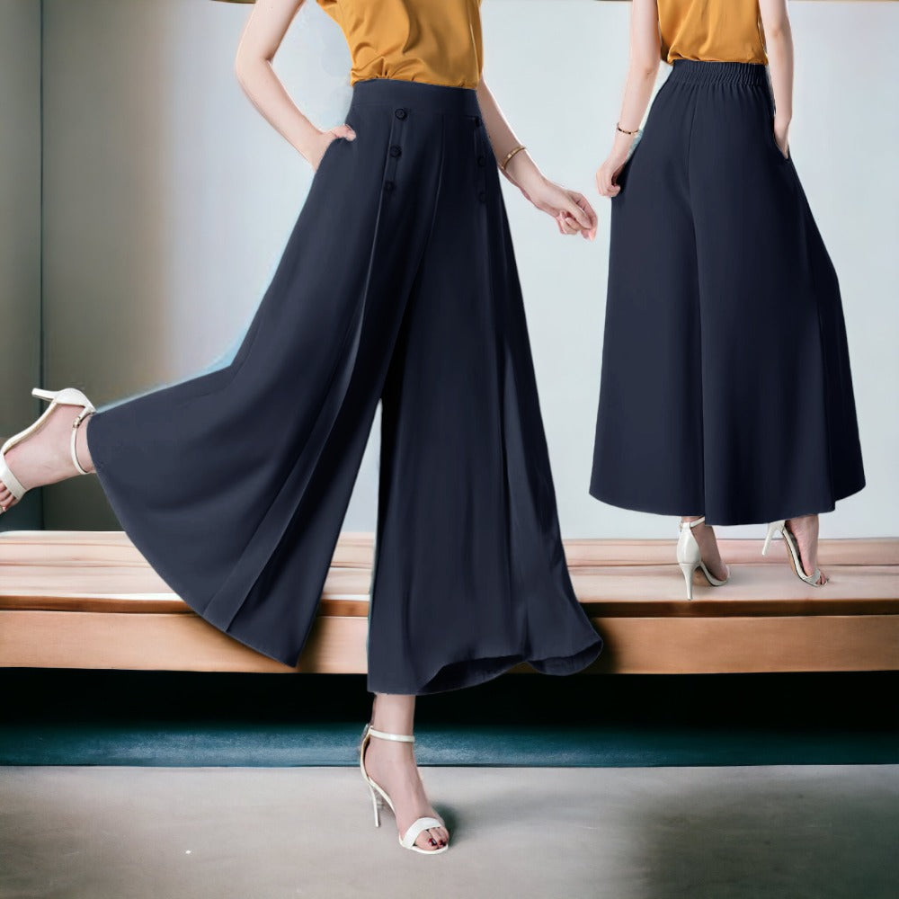 Priya - Luchtige Wijde Broek | Comfortabele en Stijlvolle Zomerbroek voor Dames