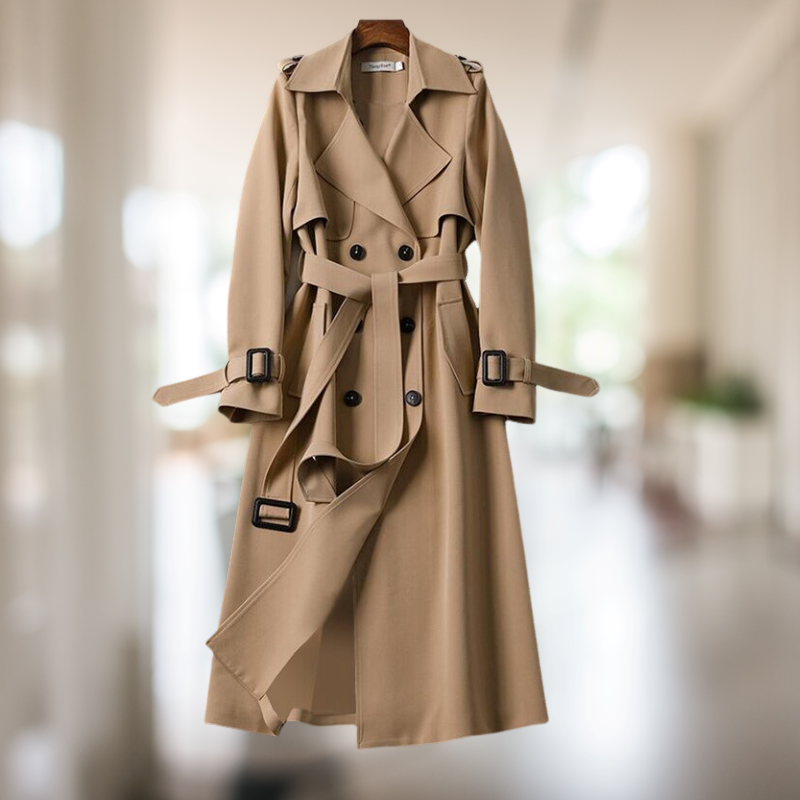 Elise - Stijlvolle Trenchcoat voor Dames met Elegante Pasvorm