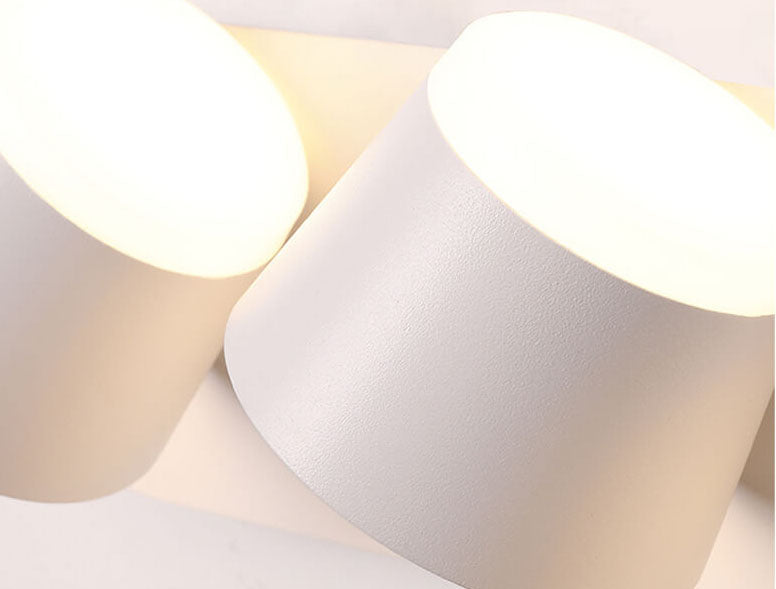 NordLight - Draaibare LED-Wandlamp met Cilinderscherm | Verkrijgbaar met 1, 2 of 3 Vlammen