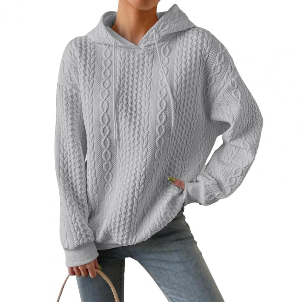 Maanlicht - Comfortabele Oversized Geweven Hoodie met Capuchon