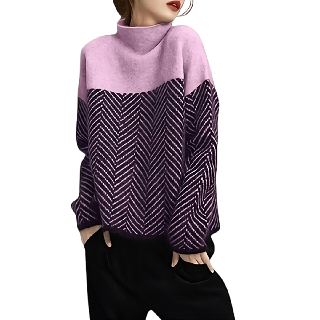 Gertrude - Elegante Wol Rollkragenpullover voor Dames - Stijlvolle en Warme Trui