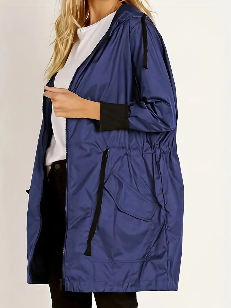 Ella - Damesjack met Trekkoord | Stijlvolle en Comfortabele Voorjaarsjas