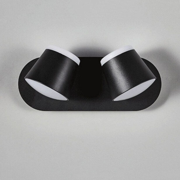 NordLight - Draaibare LED-Wandlamp met Cilinderscherm | Verkrijgbaar met 1, 2 of 3 Vlammen