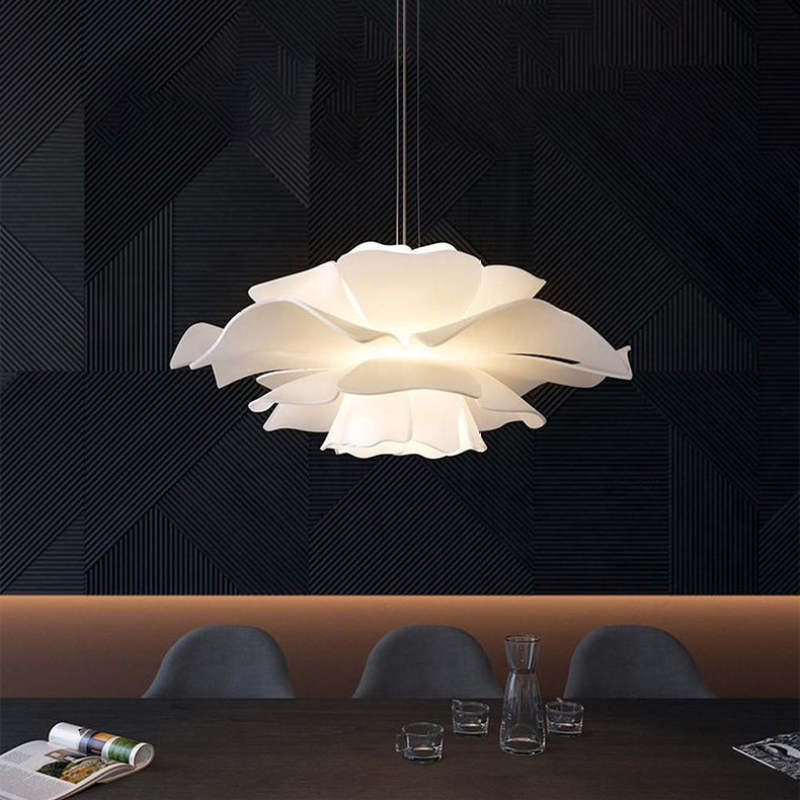 FloraLuxe Moderne Design Hanglamp - Bloemvormige Metalen Lamp voor Woonkamer en Slaapkamer