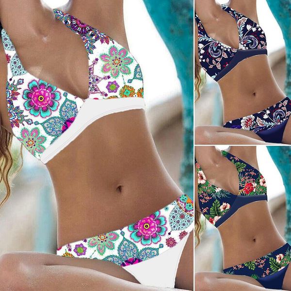 Alyssa - Bloemenprint Bikini Set voor Dames | Stijlvolle en Comfortabele Zwemkleding