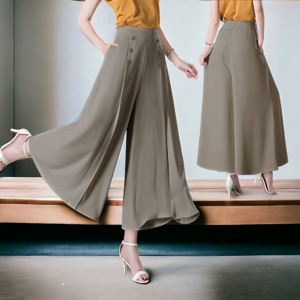 Priya - Luchtige Wijde Broek | Comfortabele en Stijlvolle Zomerbroek voor Dames