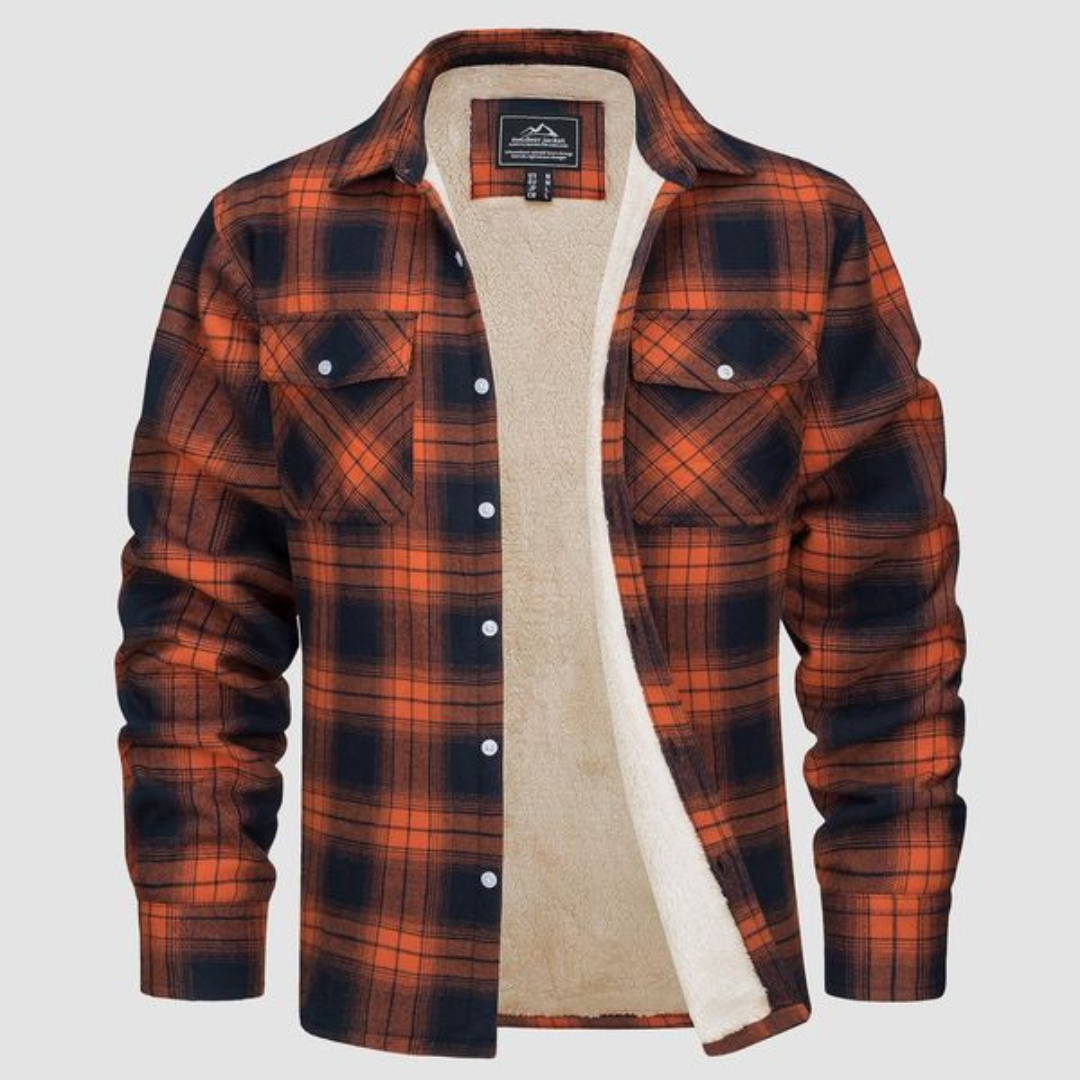 Niels Flanellen Luxe Jas voor Heren | Comfortabele en Stijlvolle Flaneljas