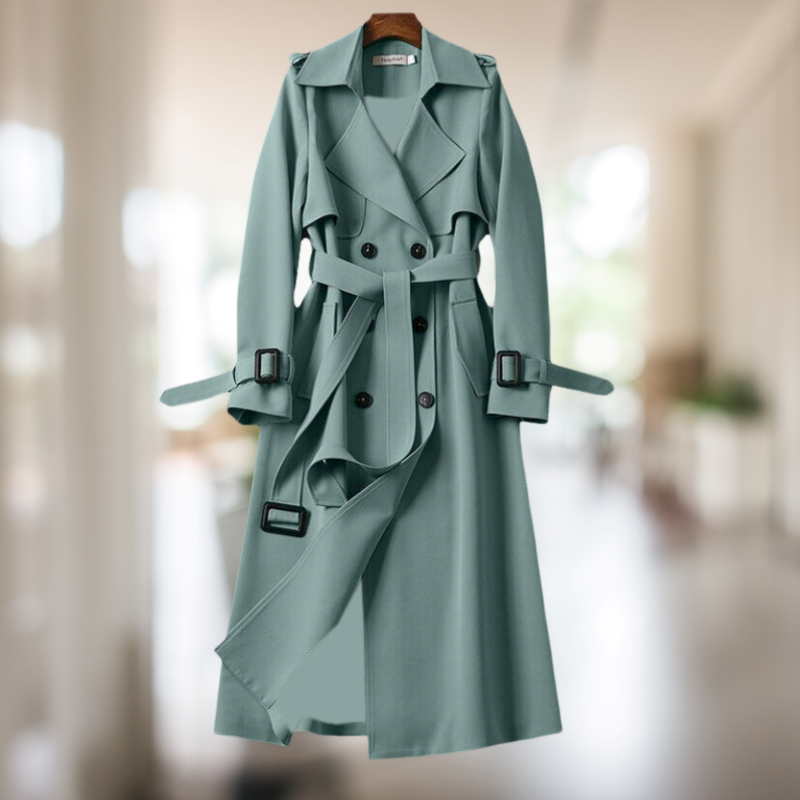 Elise - Stijlvolle Trenchcoat voor Dames met Elegante Pasvorm