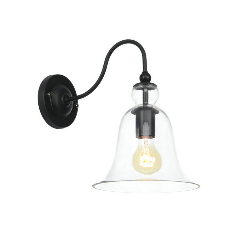 RetroLicht - Industriële Wandlamp met Helder Glazen Kap | Vintage Stijl en Tijdloos Design