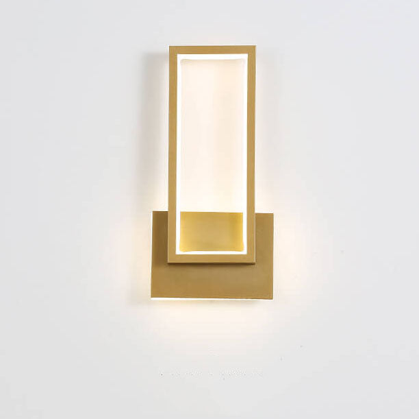 DazzleLux - LED-wandlamp met gouden afwerking en strak design | Luxe en moderne verlichting
