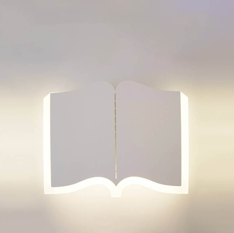LumiBook - Boekvormige LED-wandlamp van ijzer | Moderne en functionele verlichting voor elk interieur
