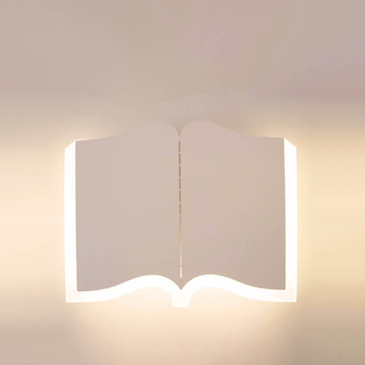 LumiBook - Boekvormige LED-wandlamp van ijzer | Moderne en functionele verlichting voor elk interieur