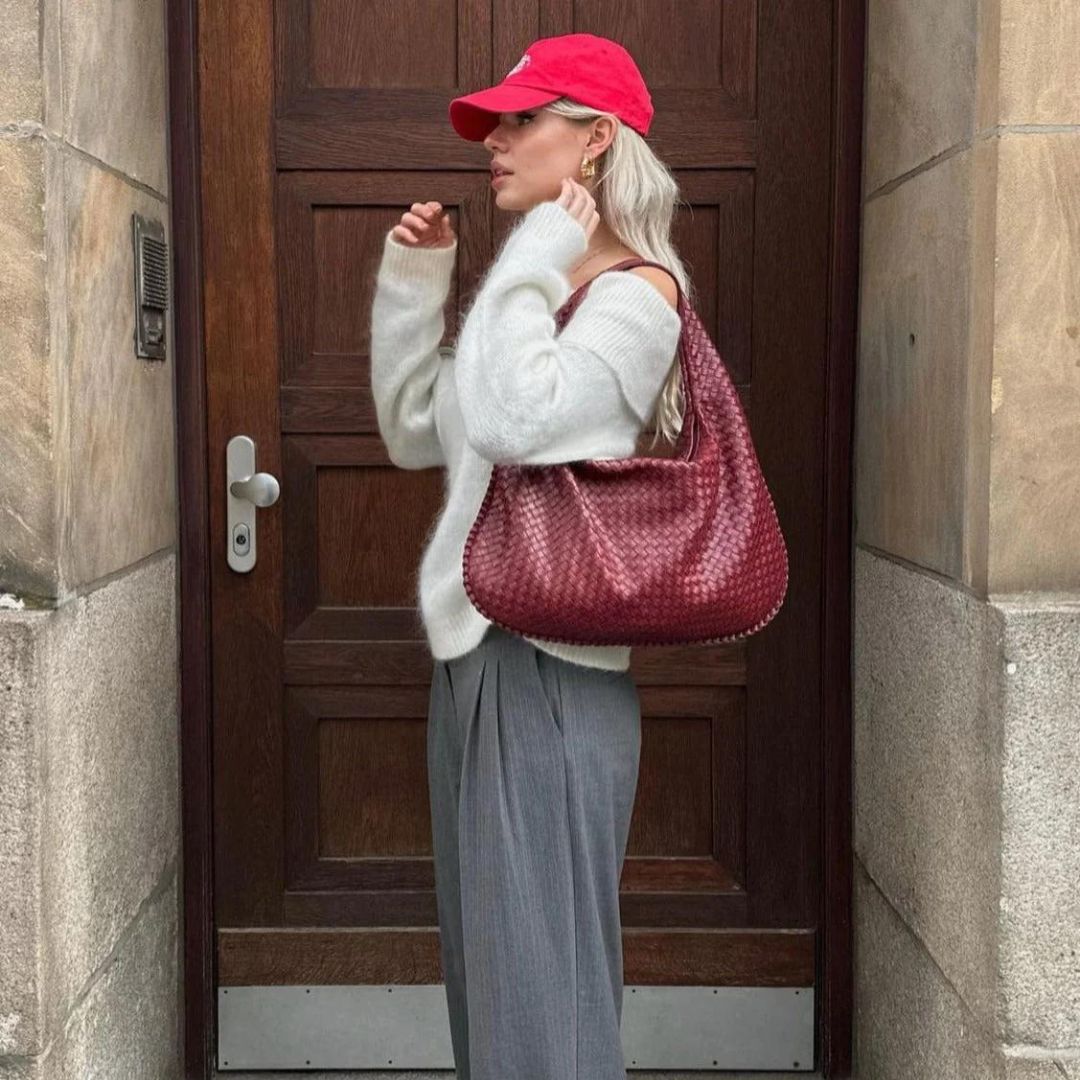 AmoraStyle Vegan Lederen Hobo Tas – Stijlvol en Duurzaam