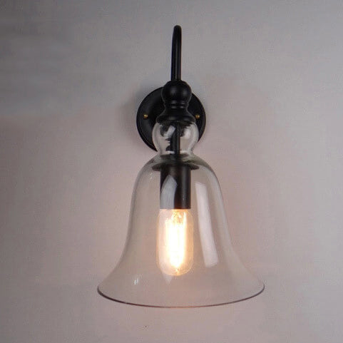 RetroLicht - Industriële Wandlamp met Helder Glazen Kap | Vintage Stijl en Tijdloos Design