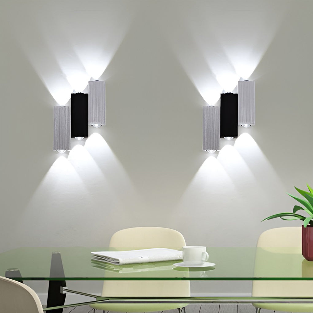 LuxeLicht - Rechthoekige LED Up and Down Lights | Moderne Wandlampen voor Stijlvolle Verlichting