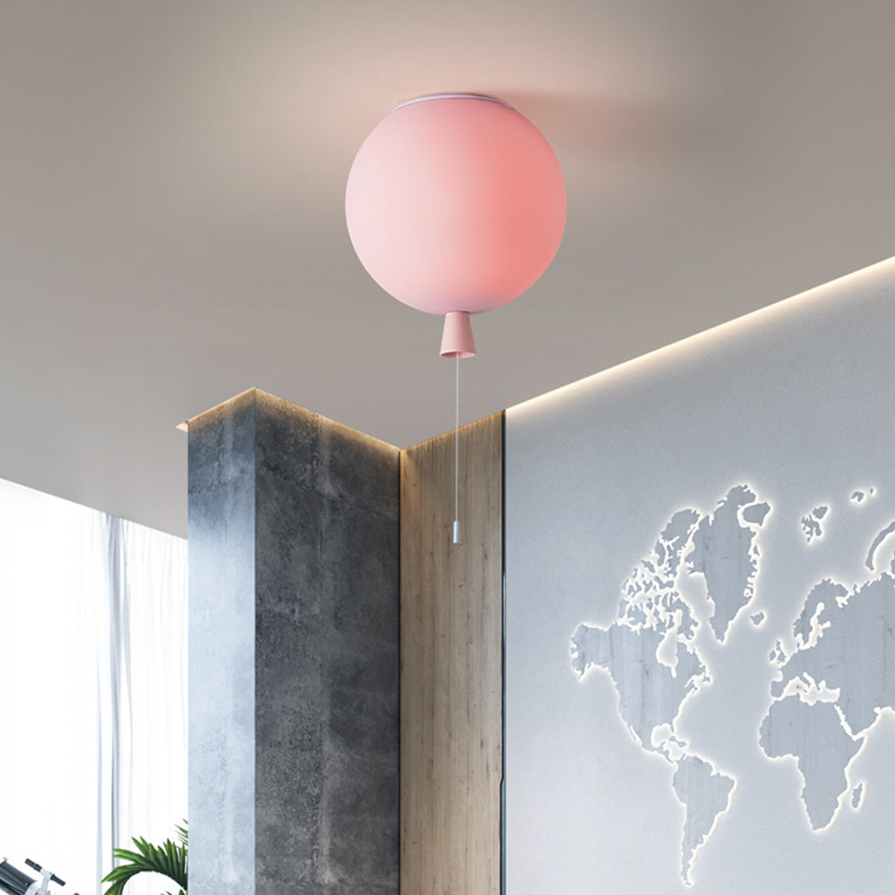 Stijlvolle Ballonvormige LED Plafondlamp - Moderne Design Verlichting voor Sfeervol Interieur
