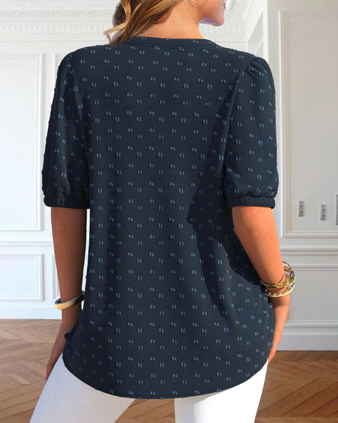 Elegante Blouse met Patronen | Stijlvolle Damesblouse voor Elke Gelegenheid