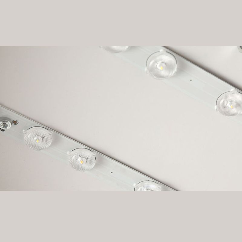 LumiRound Moderne Ronde LED Plafondlamp - Roze en Grijs Metalen Lamp voor Woonkamer