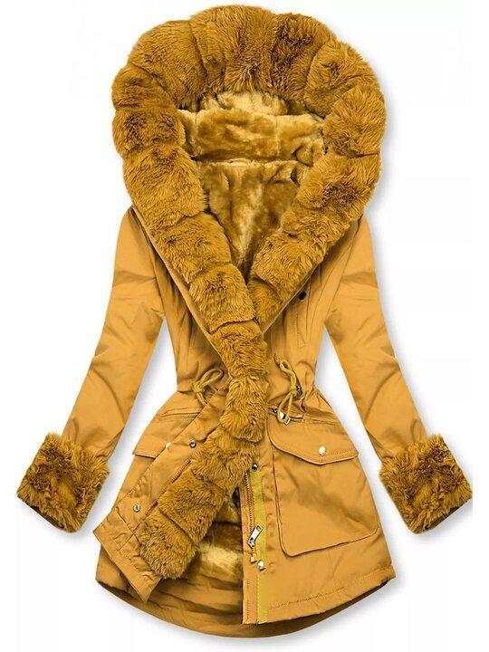 Lina – Gewatteerde Damesjas met Warm Pluchevoering | Comfortabel en Warm voor de Winter