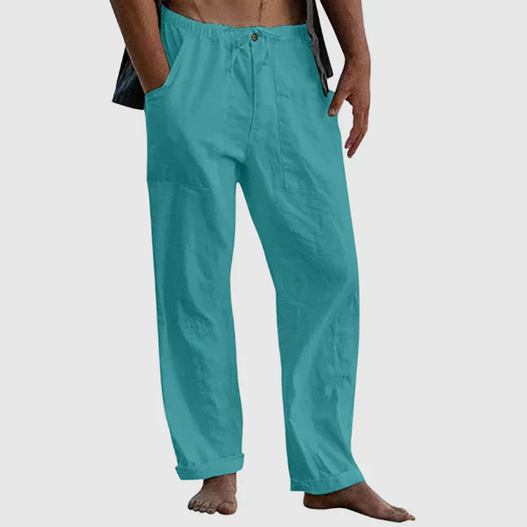 Caspian - Linnen Strandbroek voor Heren | Comfortabele en Losse Pasvorm