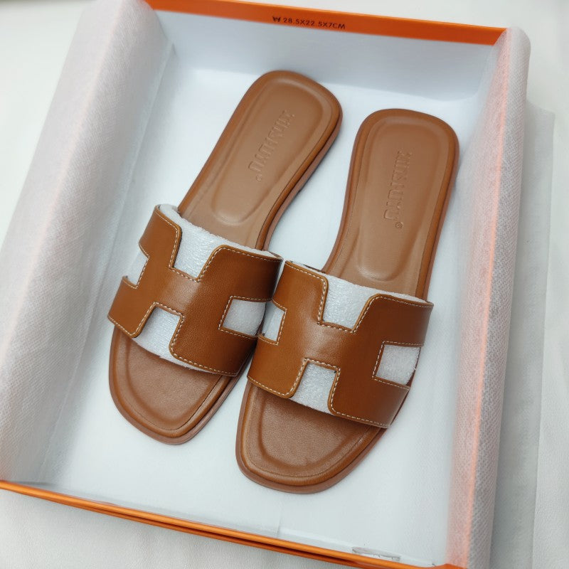 LederSoft H-Profiel Sandalen – Zacht, Comfortabel en Trendy