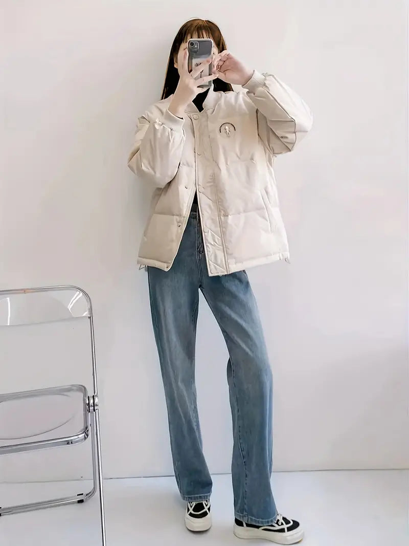 Livia - Casual Winterjas met Zakken voor Dames | Warme en Stijlvolle Jas