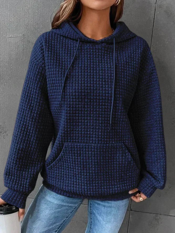 ComfortVibes - Vierkante Sweater met Zijzakken voor Dames