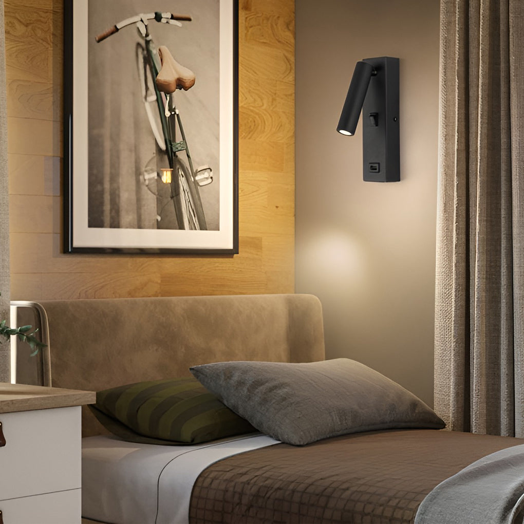 FlexiLicht - Aanpasbare LED Wandlamp met Schakelaar en USB Oplaadfunctie | Modern en Praktisch Design