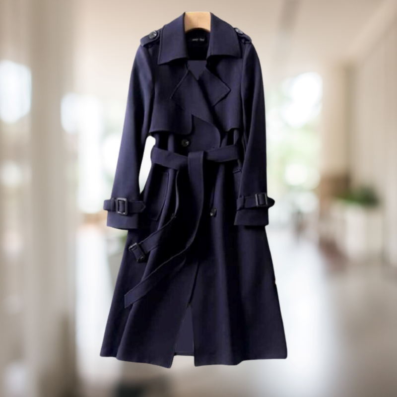 Elise - Stijlvolle Trenchcoat voor Dames met Elegante Pasvorm