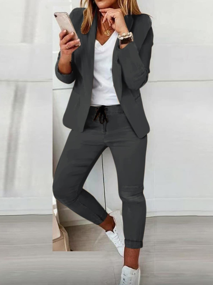Chloe Elegant Blazer Set - Blazer en Broek voor Dames