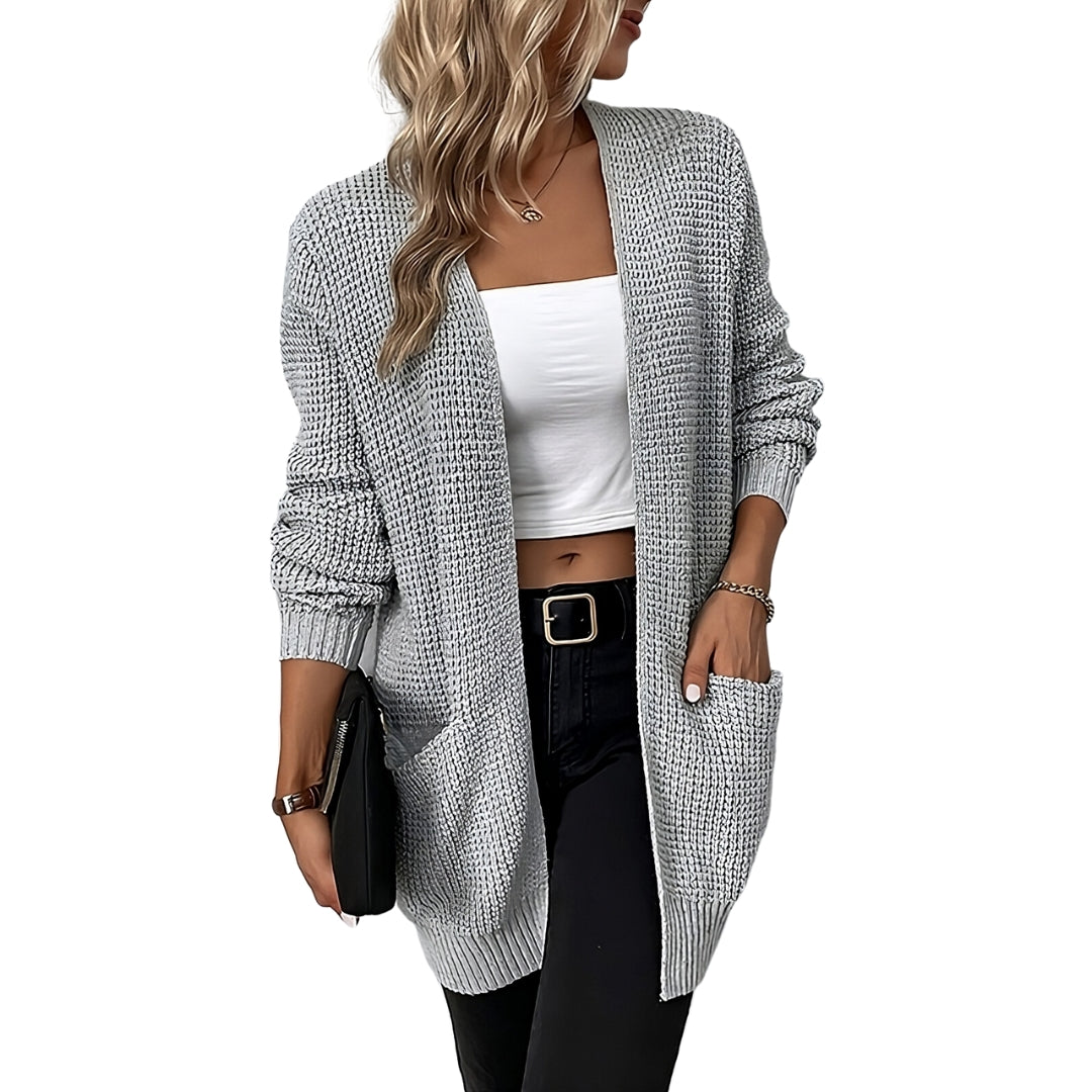 Eleganzia - Elegante Dames Cardigan met Stijlvolle Afwerking