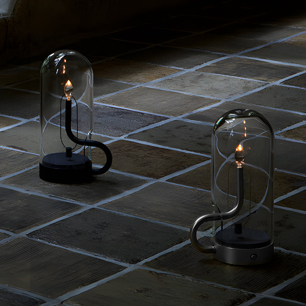 NordGlow - Oplaadbare Draadloze Tafellamp met Geïntegreerde LED-verlichting en Ingebouwde Batterij | Moderne Verlichting voor Elke Ruimte