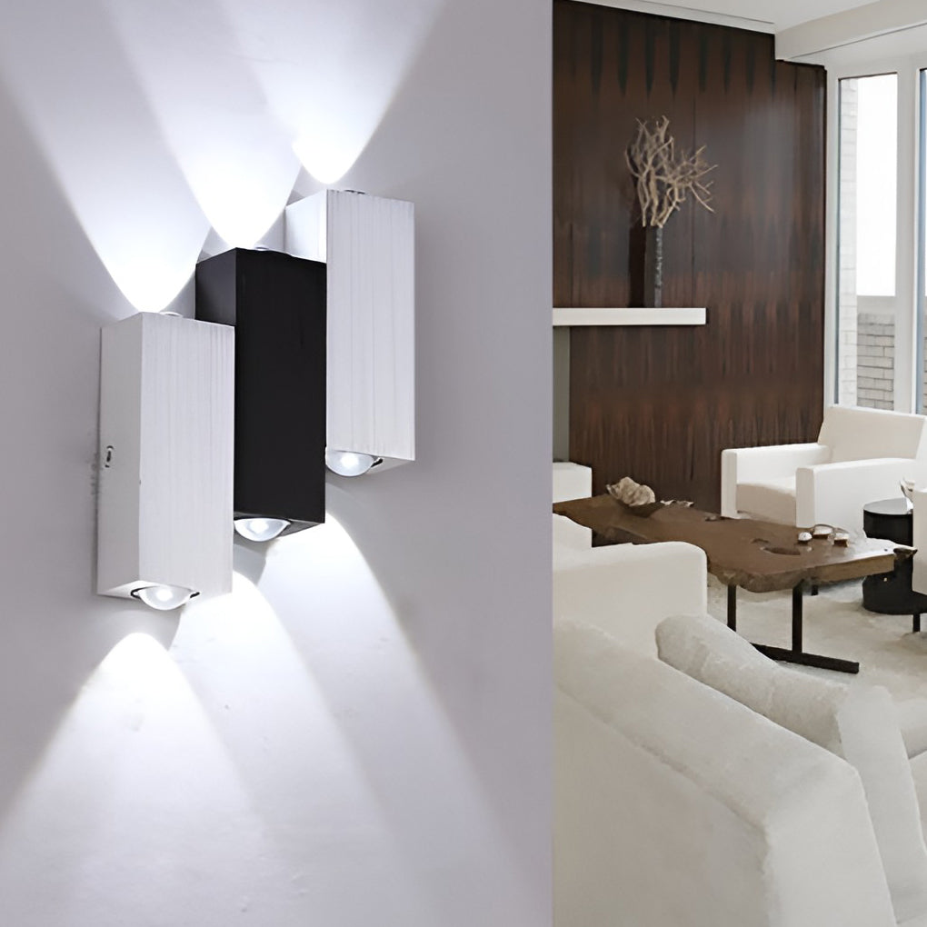 LuxeLicht - Rechthoekige LED Up and Down Lights | Moderne Wandlampen voor Stijlvolle Verlichting