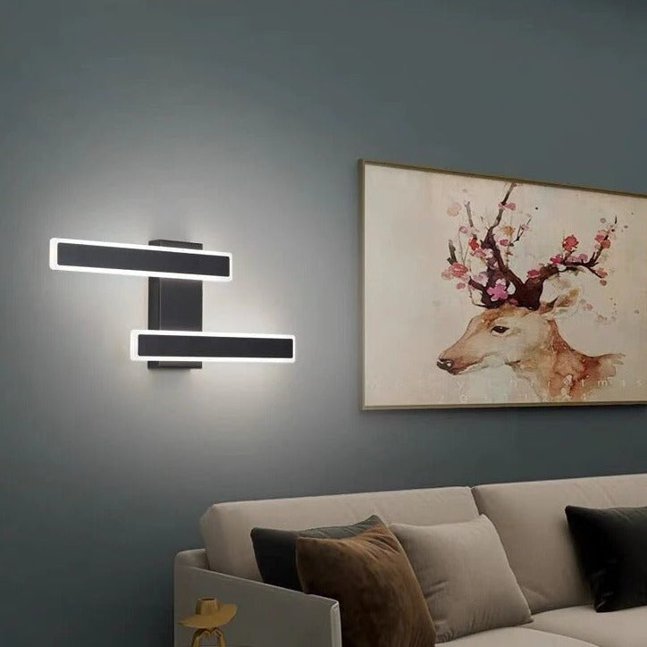 LinearGlow - Moderne LED Wandlamp met Lange Lichtstrepen | Stijlvolle Verlichting voor Woonkamer en Hal