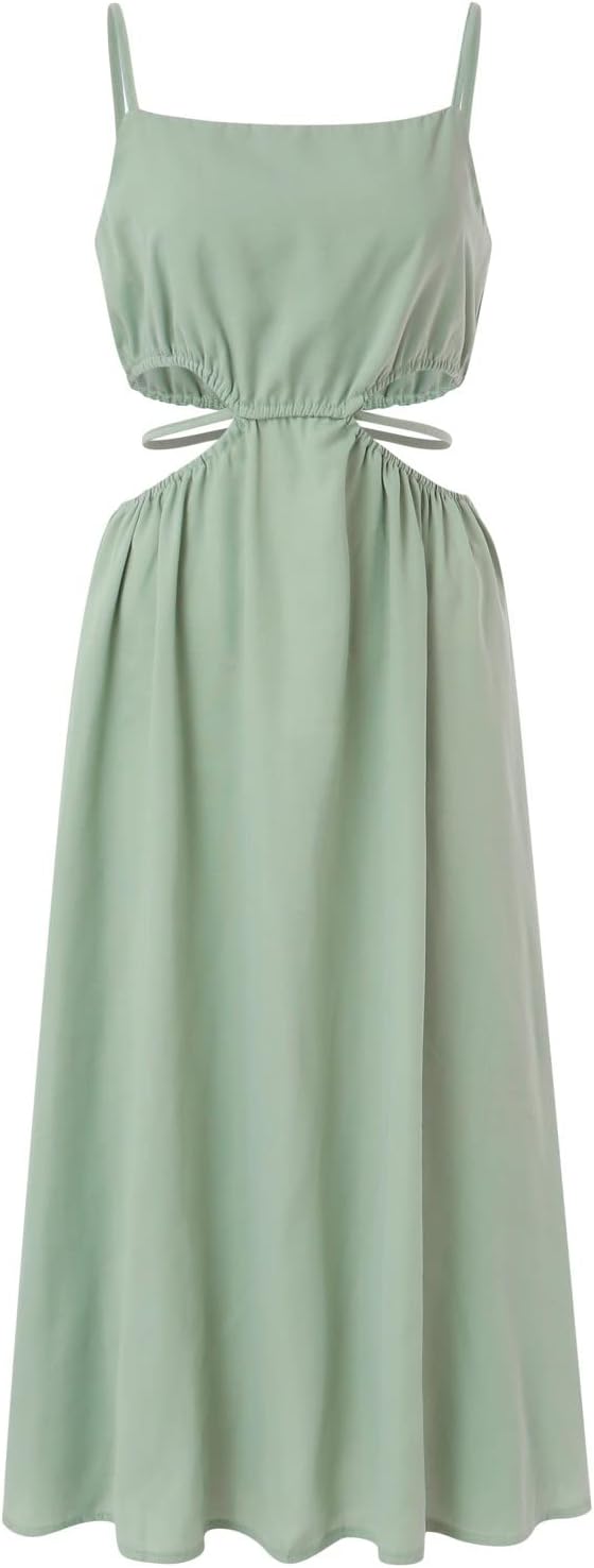 Lange Salie Groene Boho Zomerjurk | Stijlvolle Bohemian Jurk voor Warme Dagen