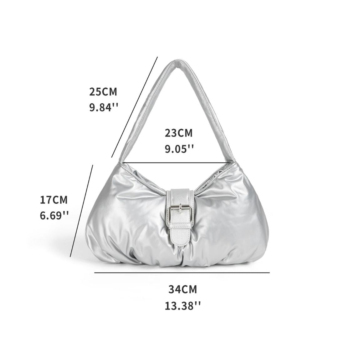 Lina - Vegan Leren Schoudertas voor Dames | Stijlvolle en Duurzame Crossbody Tas