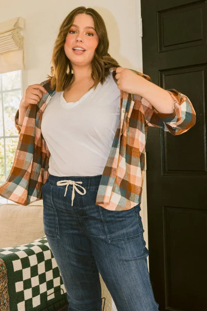 Patricia's MagicFit Stretchy Denim Joggers